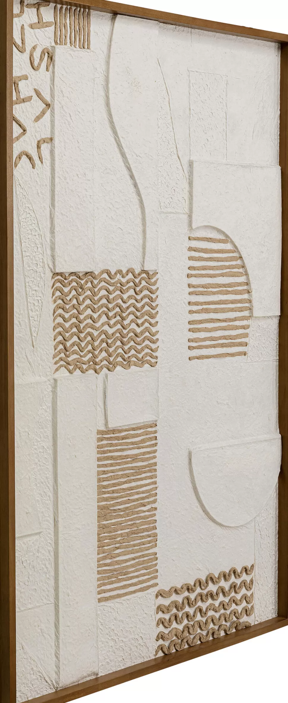 Obrazy-KARE Design Obraz Sandy Geometric 81x122 Cm