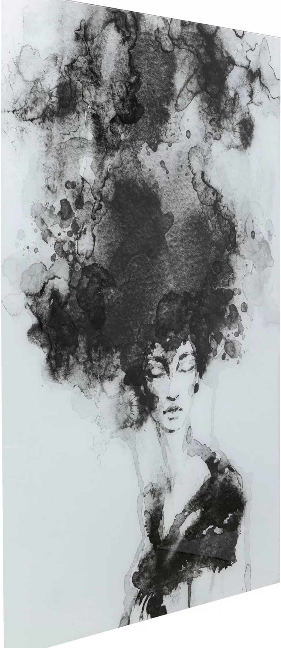 Obrazy-KARE Design Obraz Smokey Hair 100x150 Cm Szary