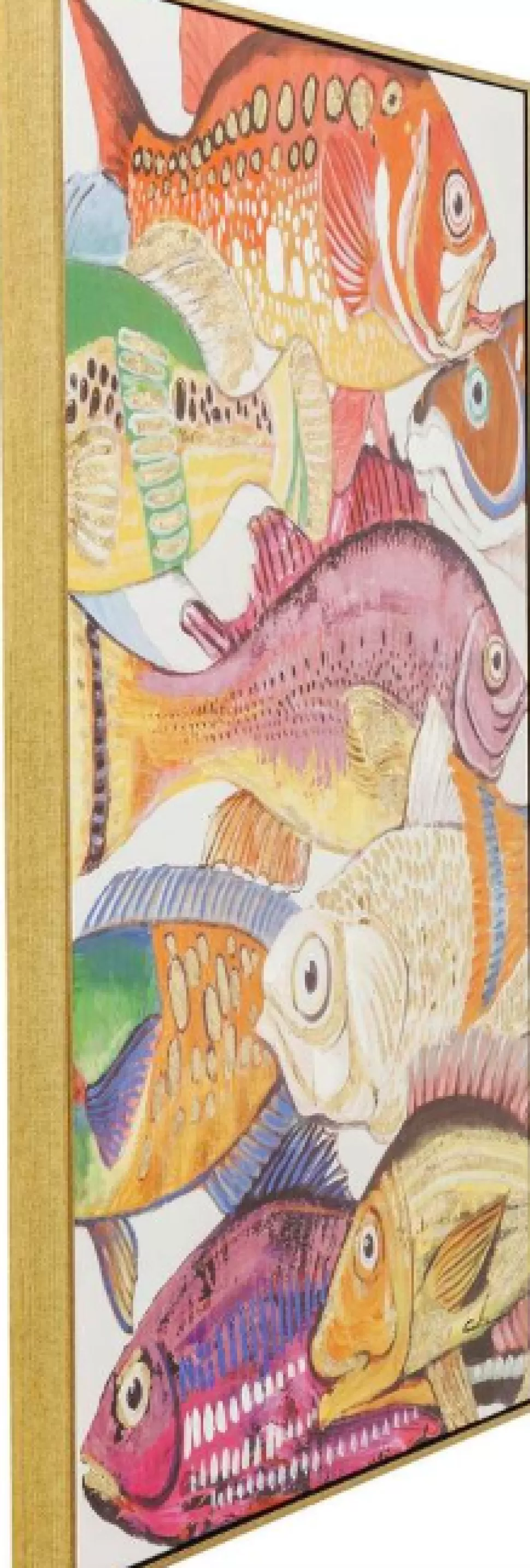Obrazy-KARE Design Obraz Touched Fish Meeting One 75x100 Cm