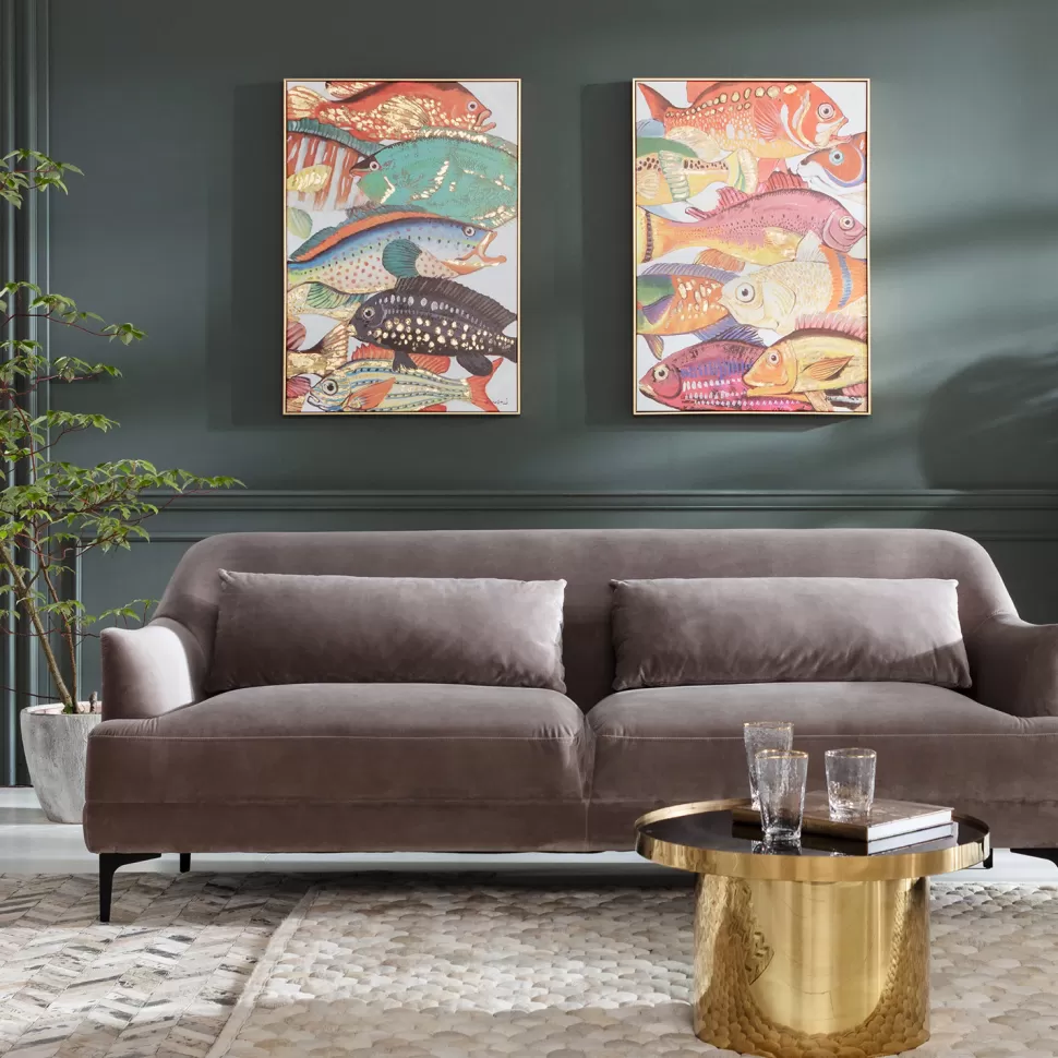 Obrazy-KARE Design Obraz Touched Fish Meeting Two 70x100 Cm