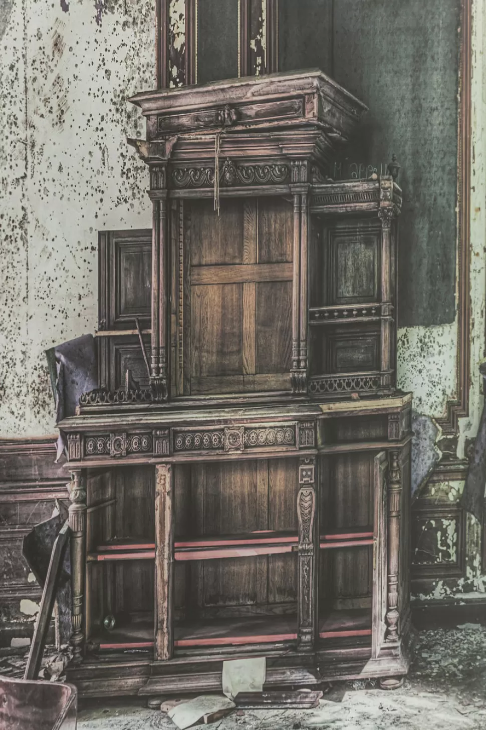 Obrazy-KARE Design Obraz Vintage Piano Room 150x100 Cm