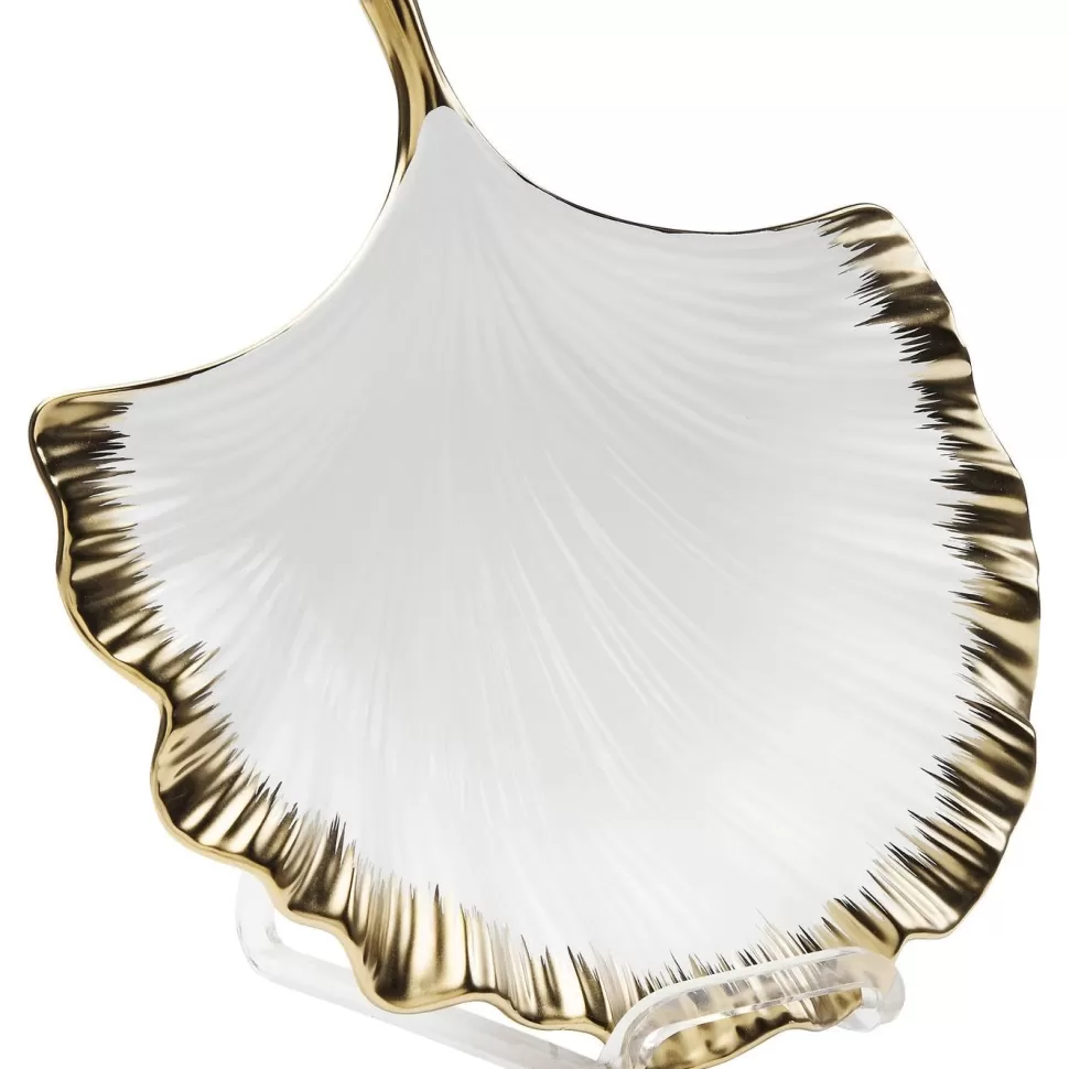 Zastawa Stołowa-KARE Design Półmisek Ginkgo Elegance Rim 28x28 Cm