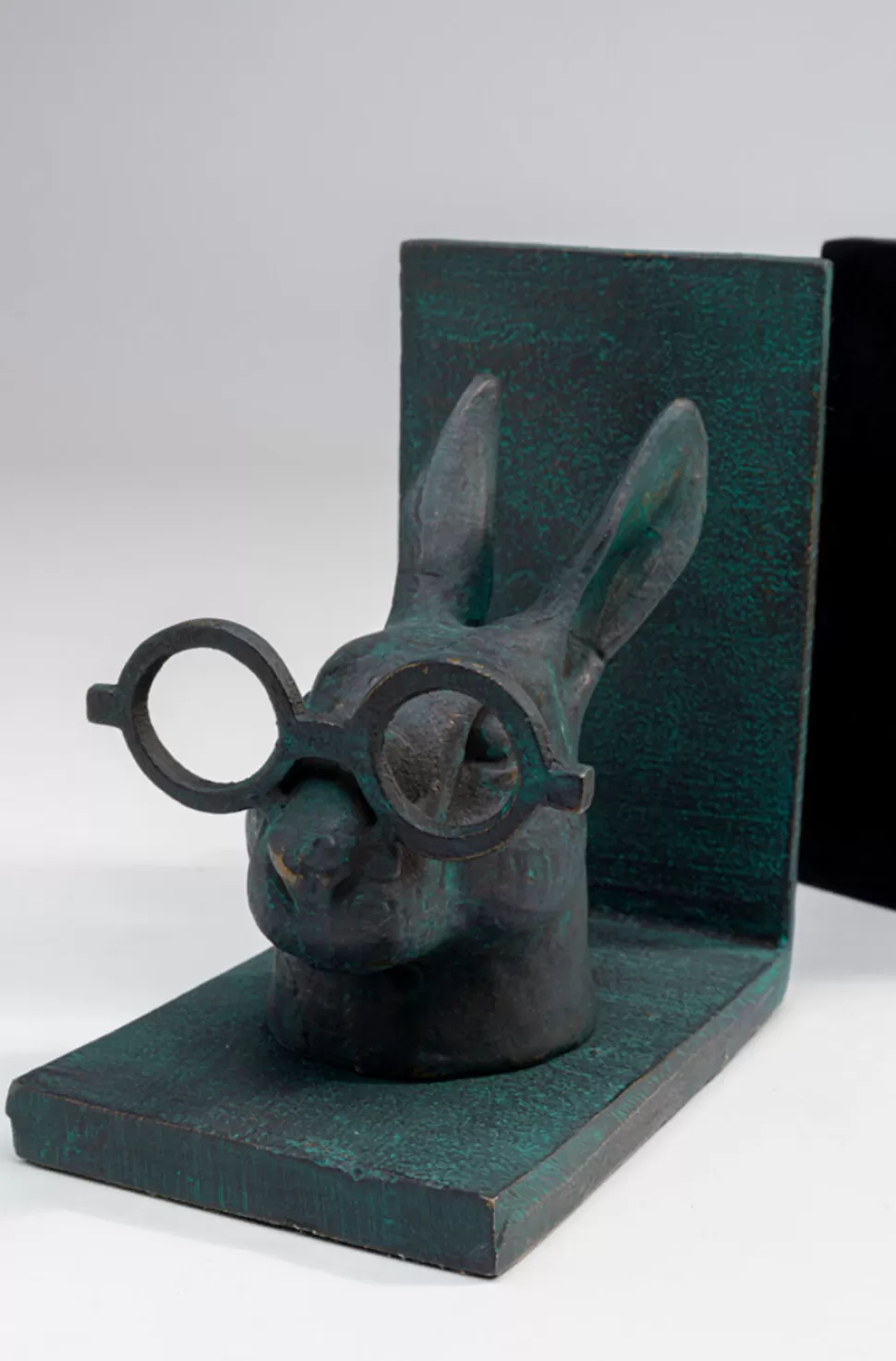 Podpórki Na Książki-KARE Design Podpórki Na Książki Smart Rabbit 2 El. 32x18 Cm Aluminium