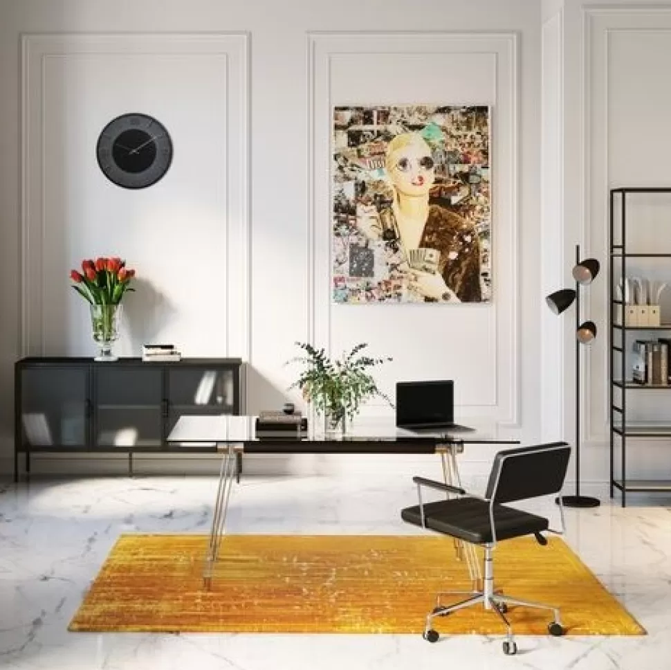 Biurka-KARE Design Podstawa Do Biurka Officia Chromowana