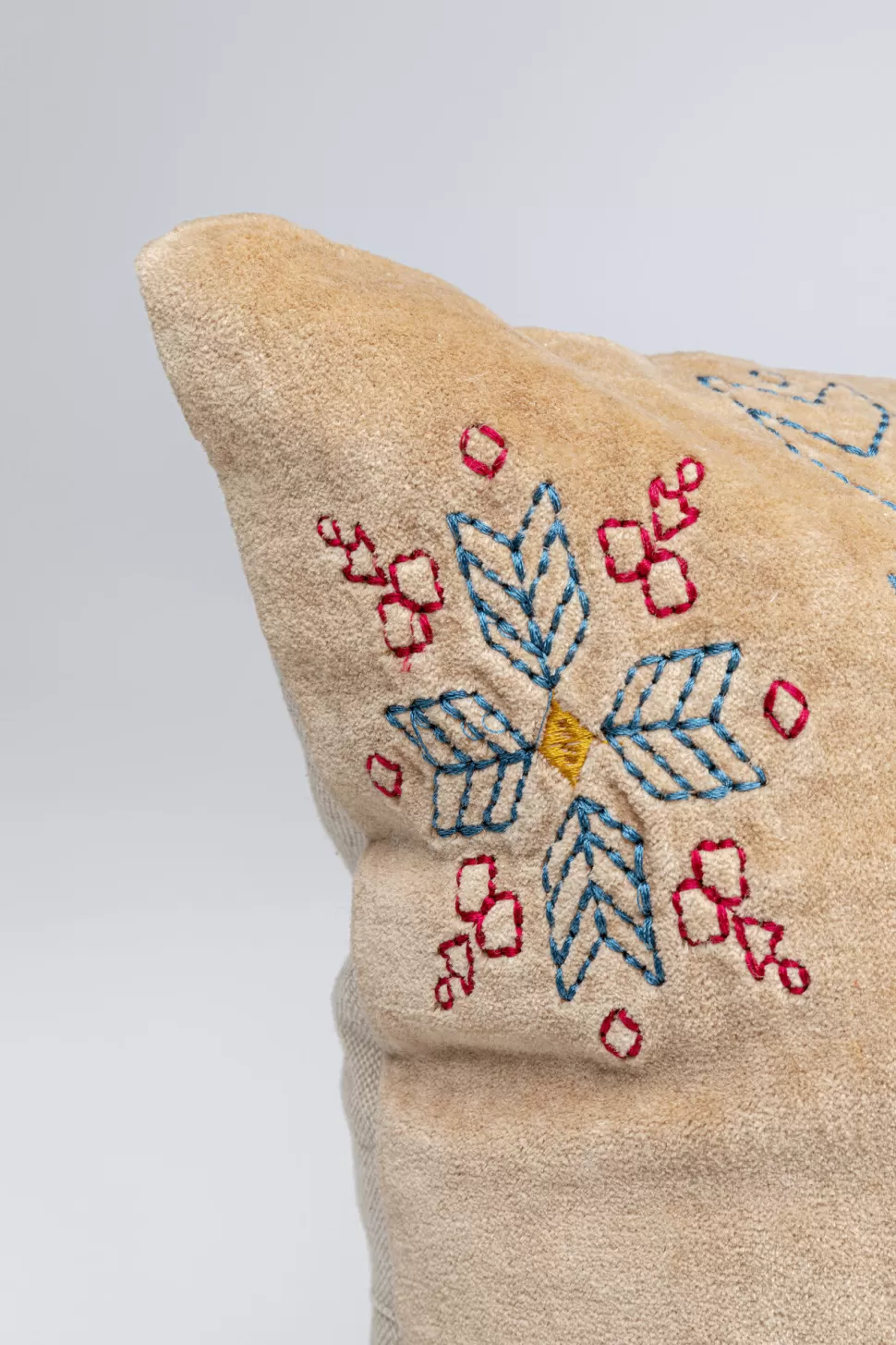 Poduszki Dekoracyjne-KARE Design Poduszka Dekoracyjna Beżowa Z Kolorowymi Wzorami 60x35 Cm