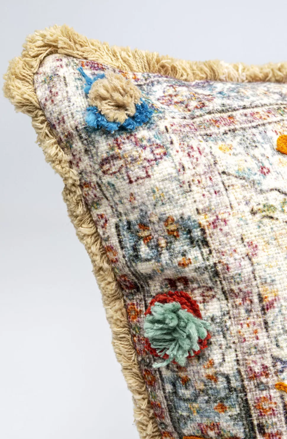 Poduszki Dekoracyjne-KARE Design Poduszka Dekoracyjna Desna Patchwork Creme Multi 60x35 Cm