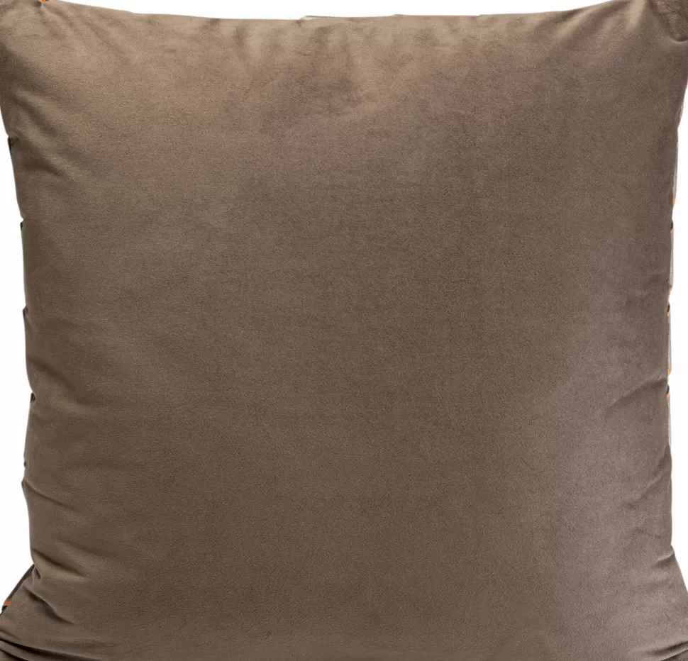 Poduszki Dekoracyjne-KARE Design Poduszka Dekoracyjna Kwadratowa Zielona Karo 45x45 Cm