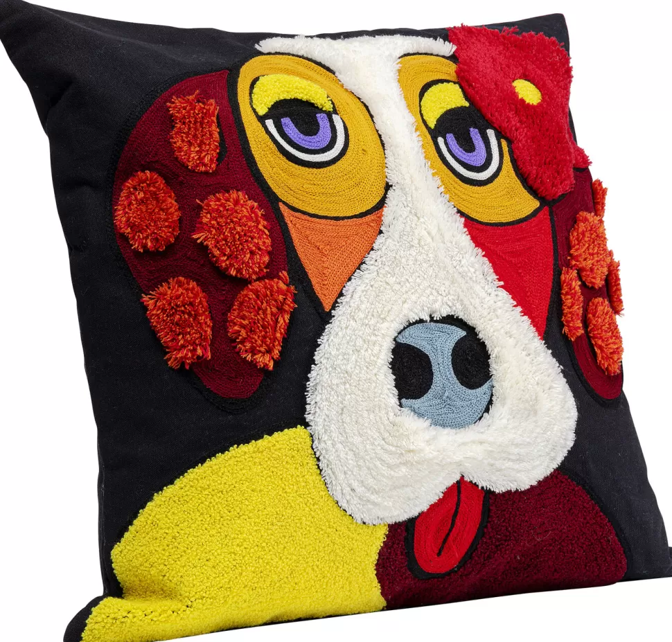 Poduszki Dekoracyjne-KARE Design Poduszka Dekoracyjna Make Up Dog 45x45 Cm Kolorowa