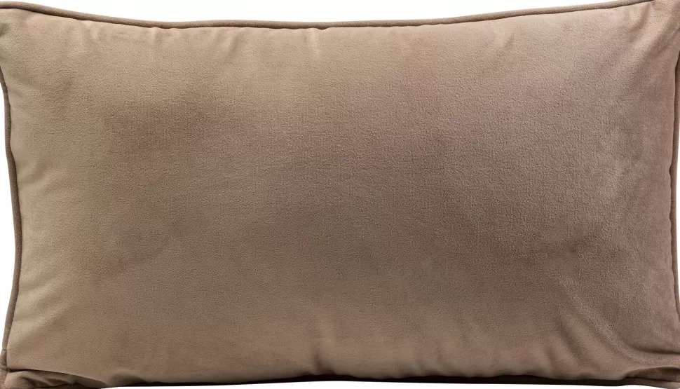 Poduszki Dekoracyjne-KARE Design Poduszka Dekoracyjna Ze Wzorami I Lamówką Biało-brązowa 50x30 Cm