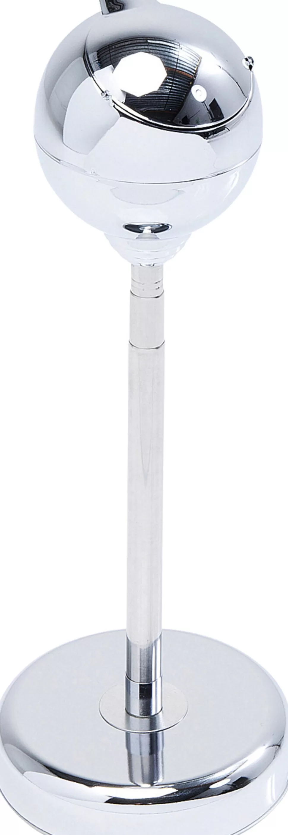 Popielniczki I Papierośnice-KARE Design Popielniczka Na Stojaku Stal Nierdzewna Regulacja Wysokości 37-72 Cm Połysk