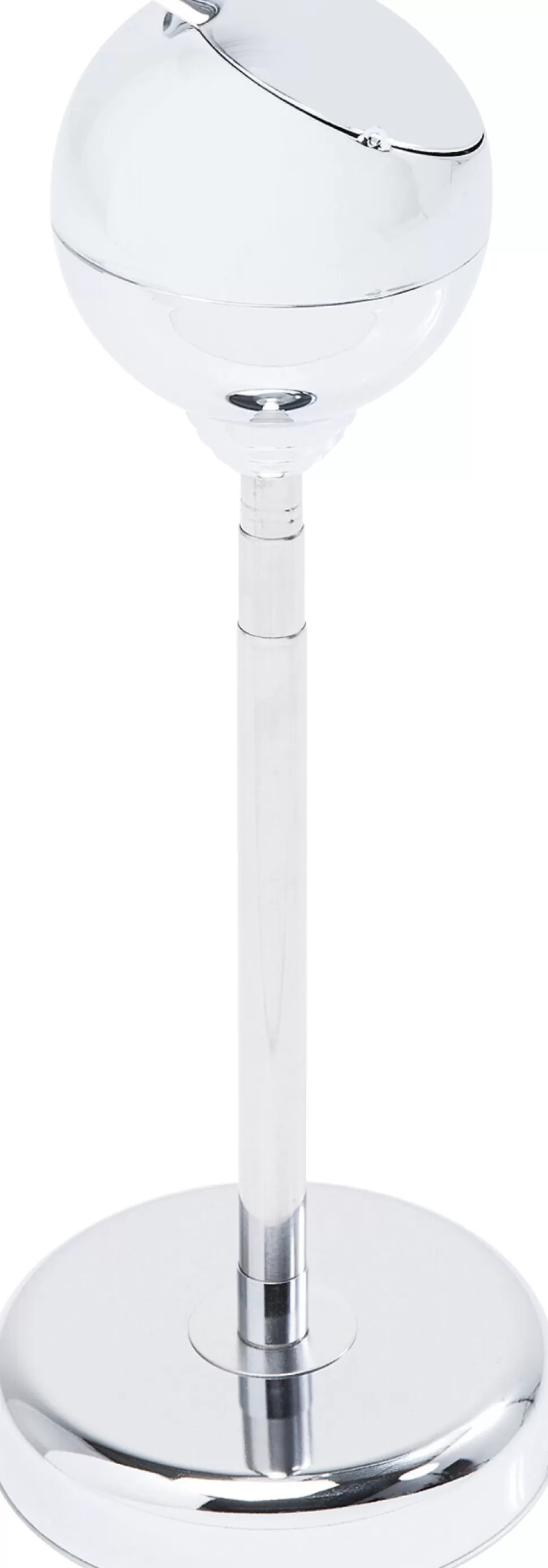 Popielniczki I Papierośnice-KARE Design Popielniczka Na Stojaku Stal Nierdzewna Regulacja Wysokości 37-72 Cm Połysk