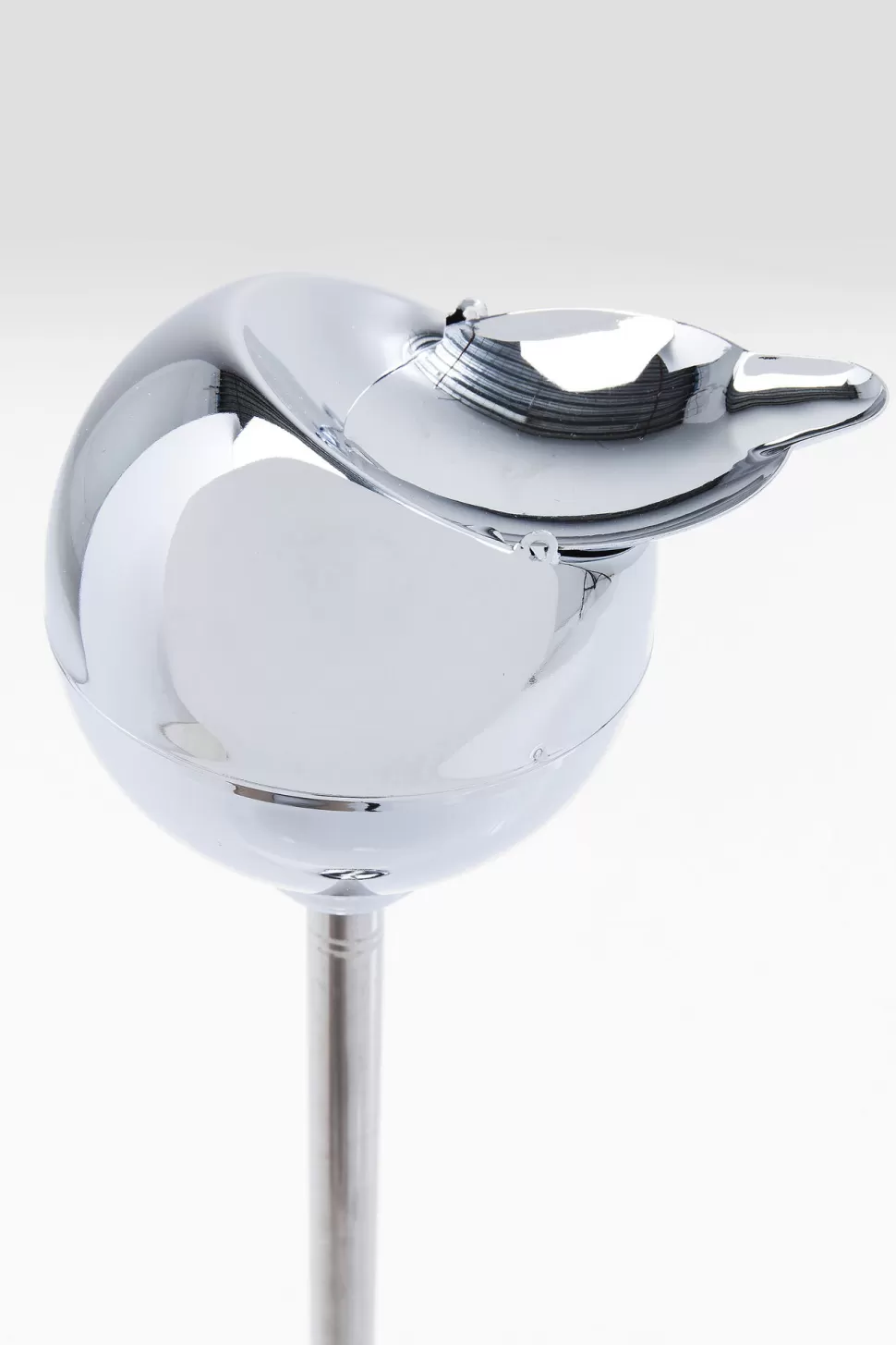 Popielniczki I Papierośnice-KARE Design Popielniczka Na Stojaku Stal Nierdzewna Regulacja Wysokości 37-72 Cm Połysk