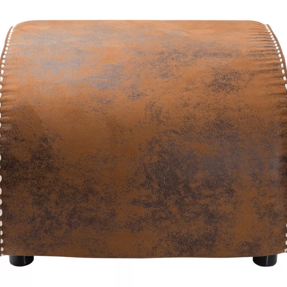 Taborety-KARE Design Pufa Ritmo 52x60 Cm Brązowa