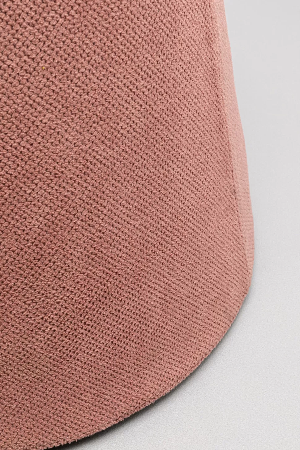 Pufy-KARE Design Pufa Ze Schowkiem I Uchwytami Tapicerowana Różowa Okrągła Ø51x49 Cm