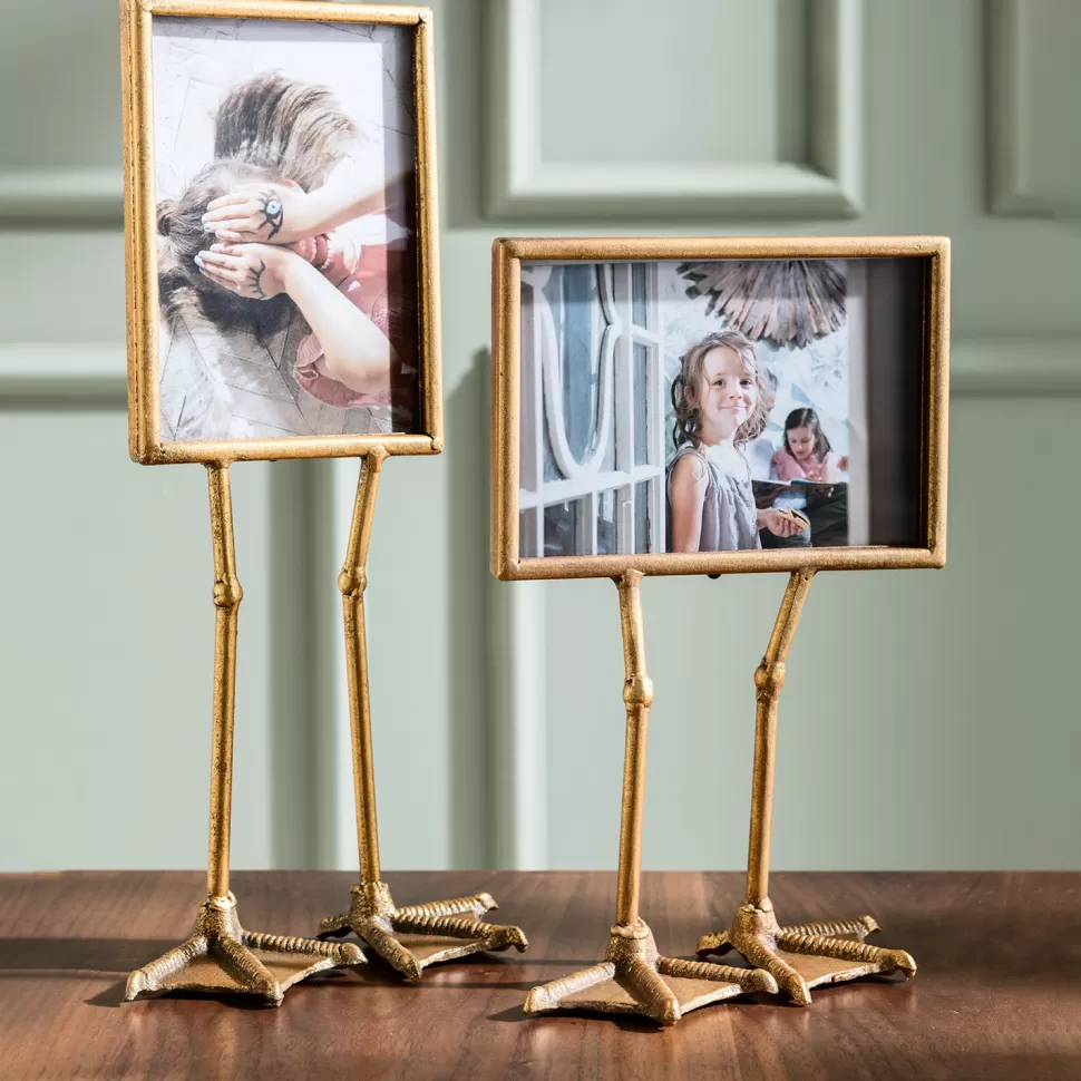 Ramki Na Zdjęcia-KARE Design Ramka Duck Feet Pionowa 19x29 Cm Złota