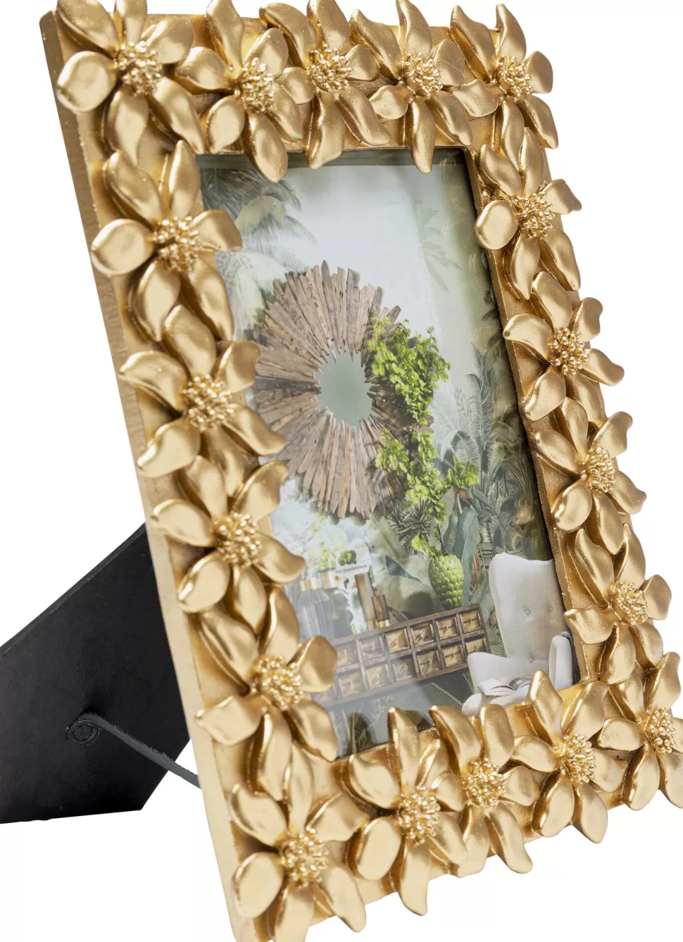Ramki Na Zdjęcia-KARE Design Ramka Na Zdjęcia Flower 21x26 Cm Złota