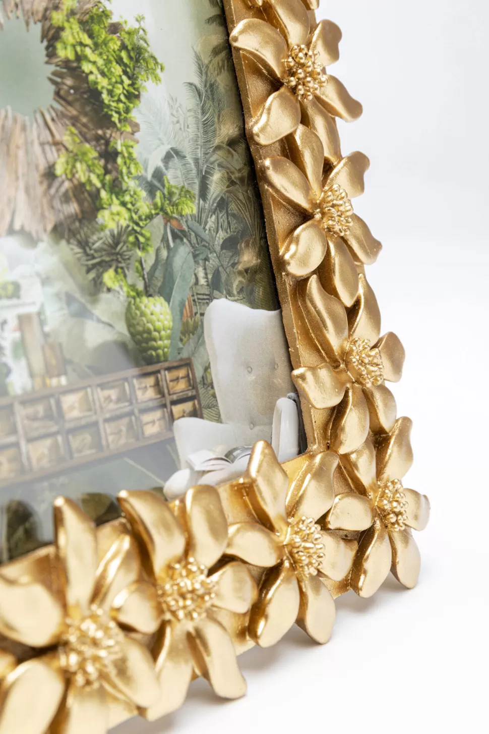 Ramki Na Zdjęcia-KARE Design Ramka Na Zdjęcia Flower 21x26 Cm Złota