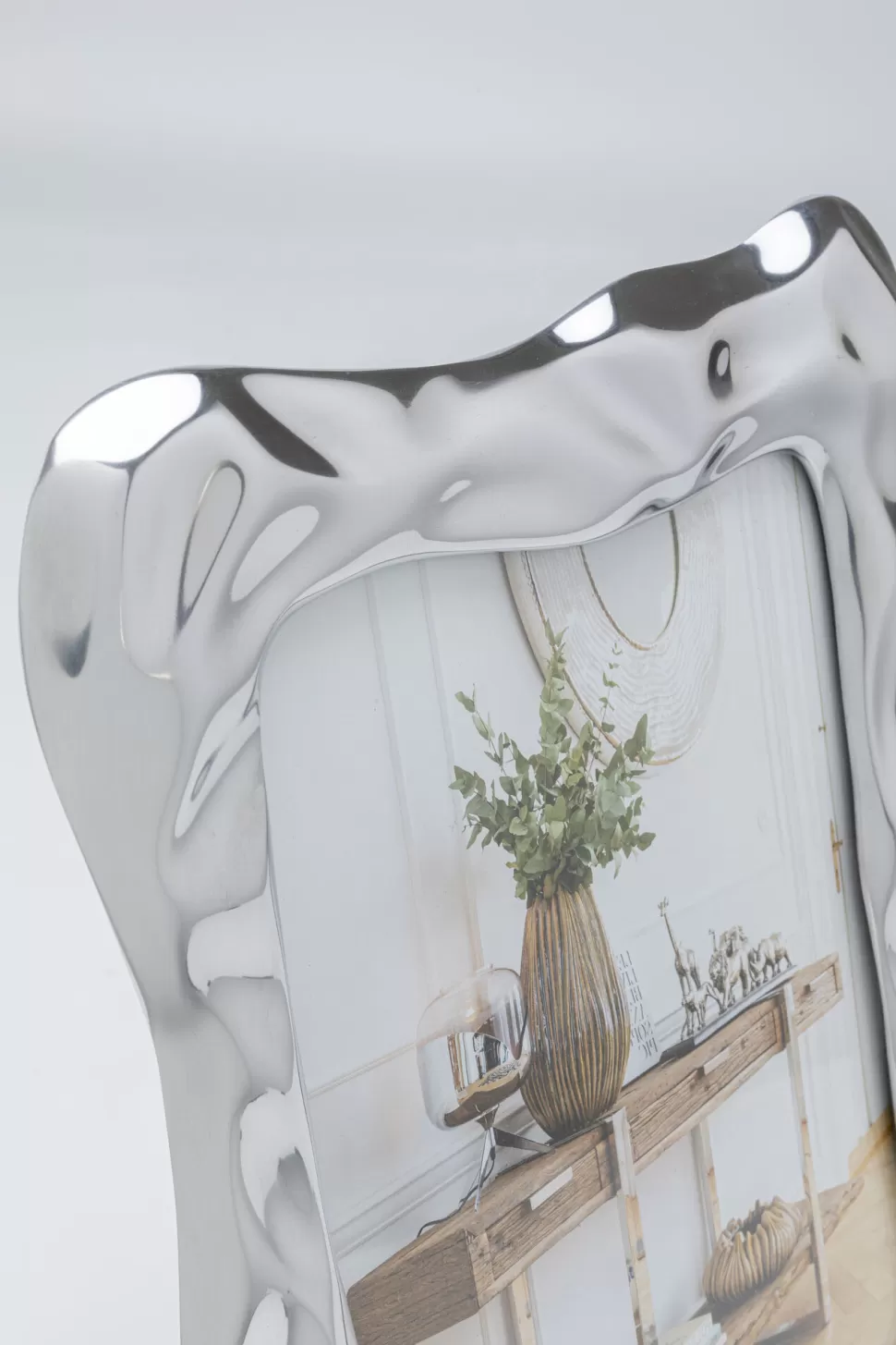 Ramki Na Zdjęcia-KARE Design Ramka Na Zdjęcia Jade Swing 27x34 Cm Srebrna