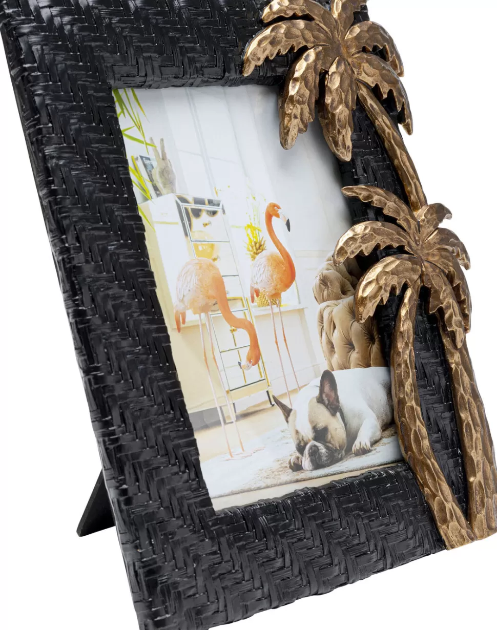 Ramki Na Zdjęcia-KARE Design Ramka Na Zdjęcia Palm Beach 21x24 Cm Czarno-złota