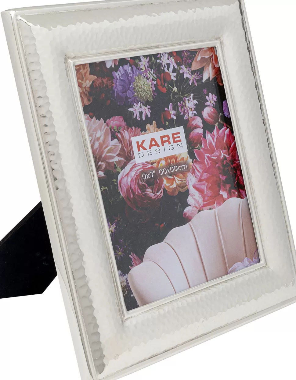 Ramki Na Zdjęcia-KARE Design Ramka Na Zdjęcia Srebrna 32x37 Cm Aluminium Niklowane