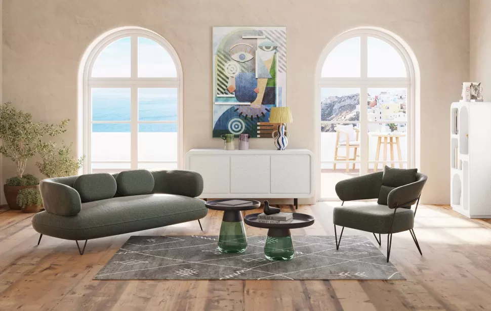 Regały-KARE Design Regał Do Salonu Biały Skandynawski Drewno I MDF 90x180 Cm