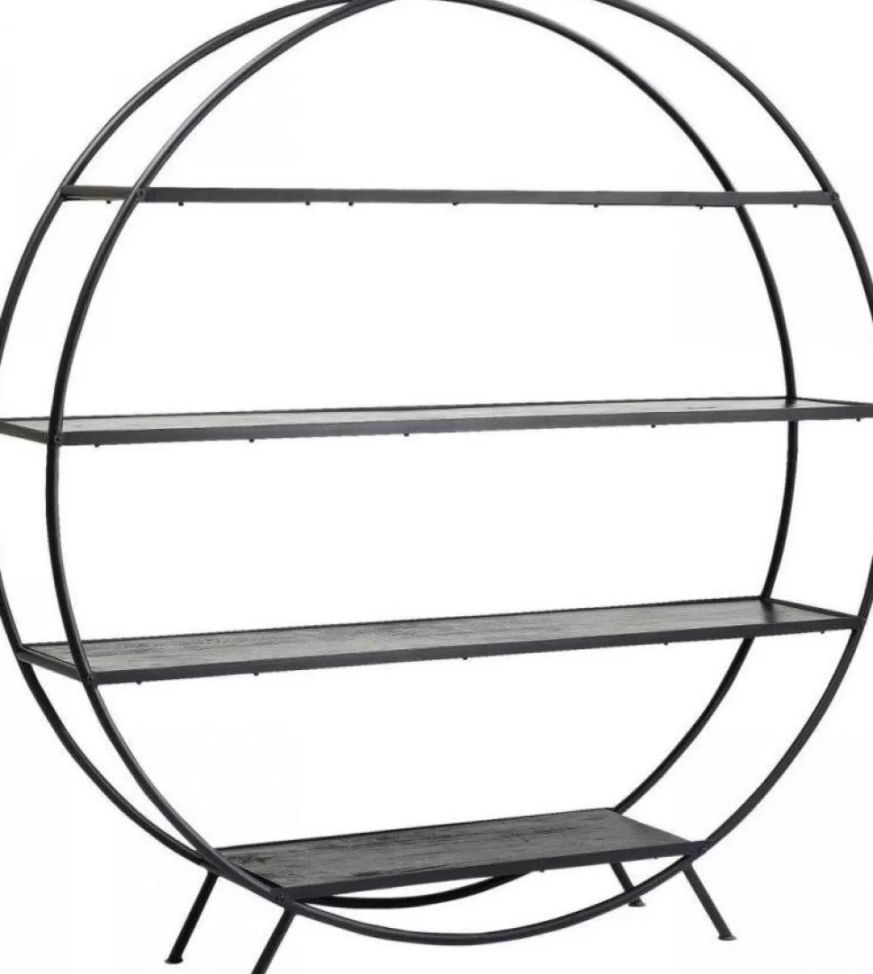 Regały-KARE Design Regał Mason Round 180x175 Cm Czarny
