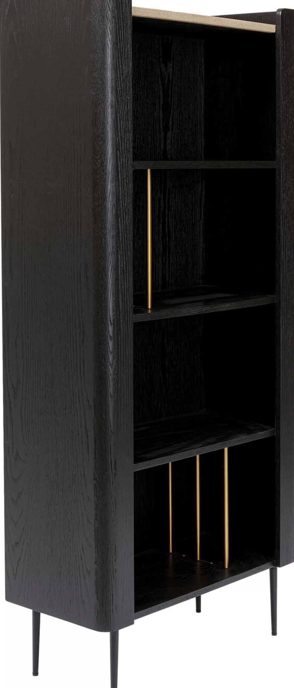 Regały-KARE Design Regał Milano 80x170 Cm Czarny
