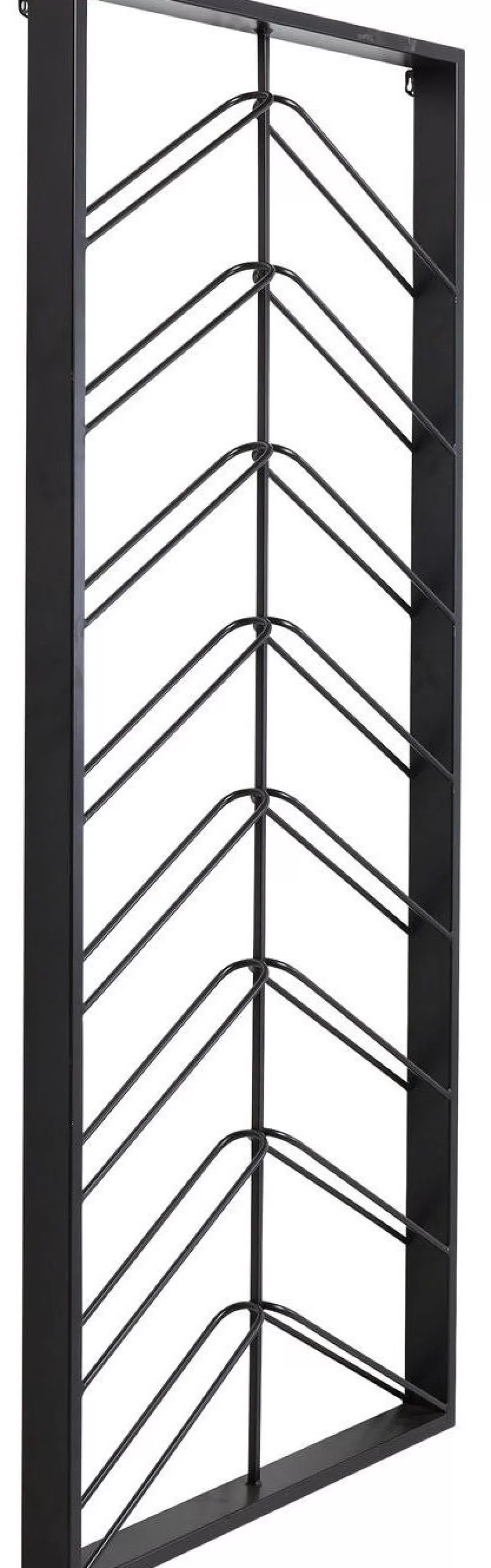 Stojaki Na Wino-KARE Design Regał Na Wino Bistro 70x160 Cm Czarny