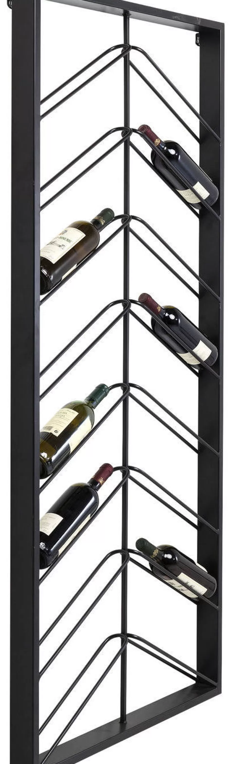 Stojaki Na Wino-KARE Design Regał Na Wino Bistro 70x160 Cm Czarny