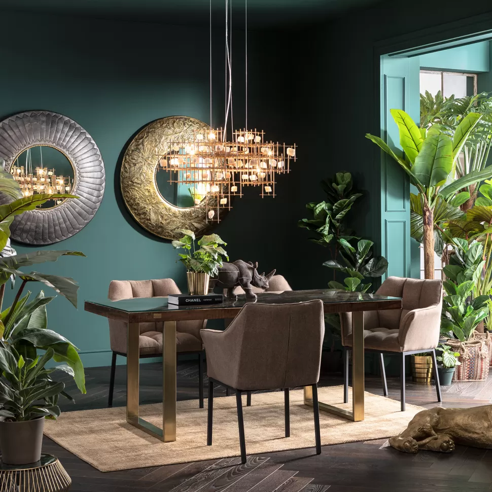 Rośliny Dekoracyjne-KARE Design Roślina Dekoracyjna Rainforest Red 170 Cm Kolorowa