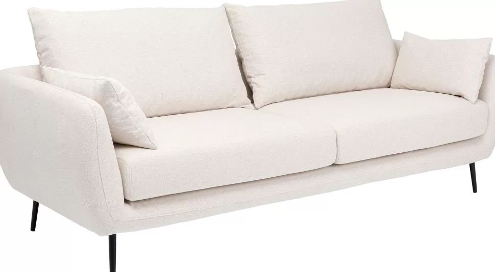 Sofy-KARE Design Sofa Amalfi 2 Os. 219 Cm Kremowa