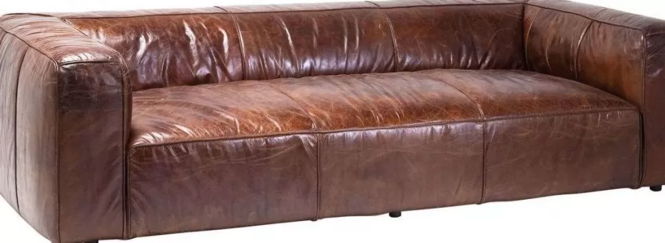 Sofy-KARE Design Sofa Cubetto 259x67 Cm Brązowa