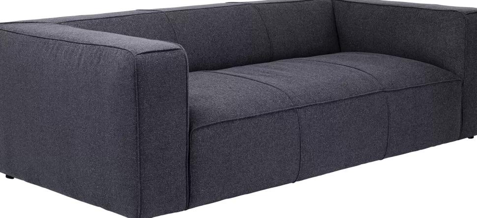 Sofy-KARE Design Sofa Cubetto Cord 3 Os. 220 Cm Ciemnoszara