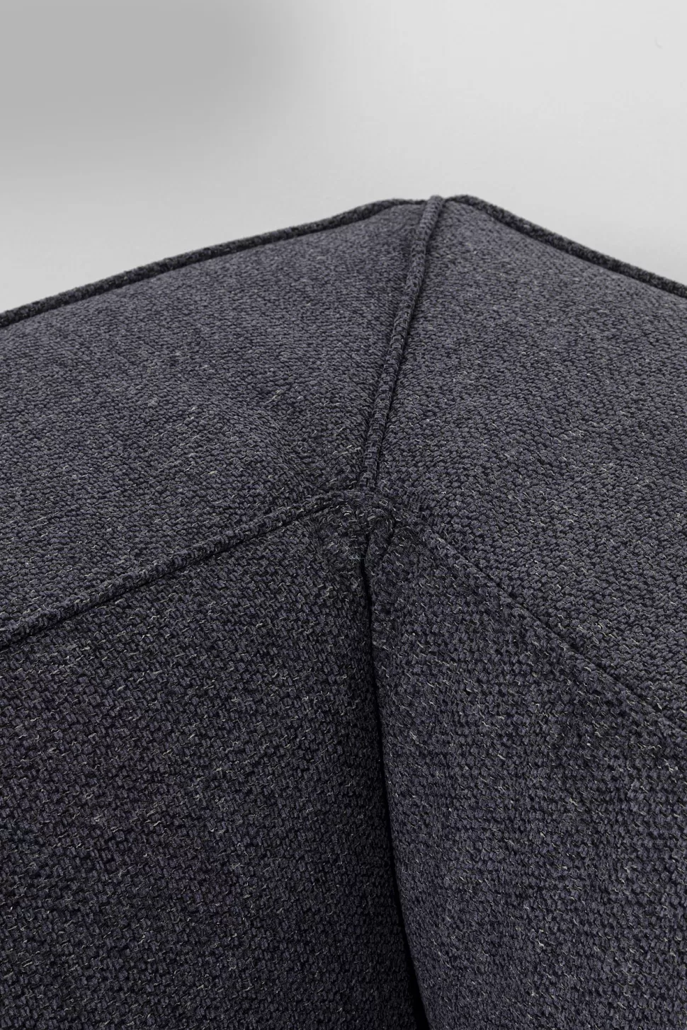 Sofy-KARE Design Sofa Cubetto Cord 3 Os. 220 Cm Ciemnoszara