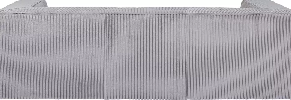 Sofy-KARE Design Sofa Cubetto Cord 3 Os. 220 Cm Jasnoszara