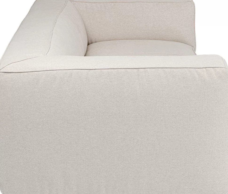 Sofy-KARE Design Sofa Cubetto Cord 3 Os. 220 Cm Kremowa