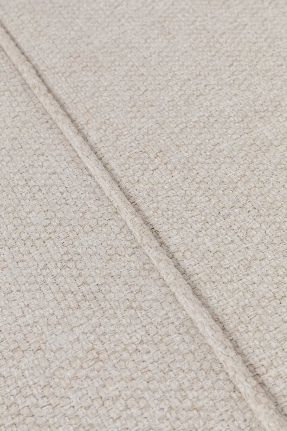 Sofy-KARE Design Sofa Cubetto Cord 3 Os. 220 Cm Kremowa
