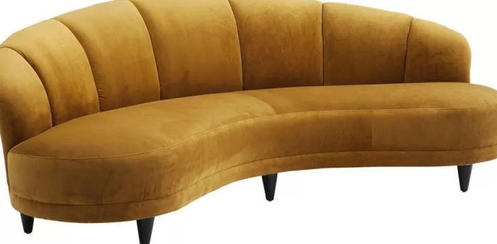 Sofy-KARE Design Sofa Dschinn 233x81 Cm Brązowa