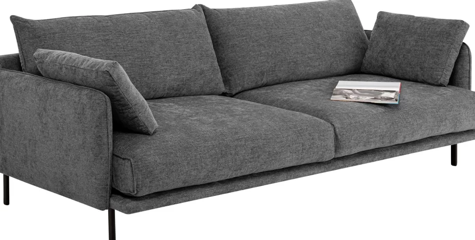 Sofy-KARE Design Sofa Edna 3-os. 245 Cm Szara