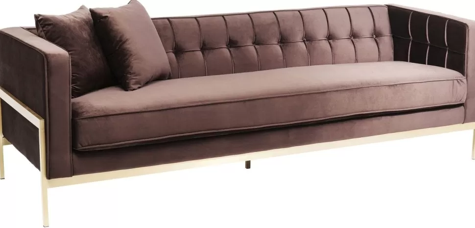 Sofy-KARE Design Sofa Loft 226x70 Cm Brązowa