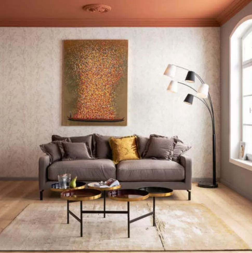 Sofy-KARE Design Sofa Lullaby 222x70 Cm Taupe