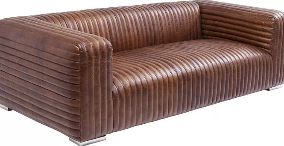 Sofy-KARE Design Sofa Malibu 3-os. 226 Cm Skóra Naturalna