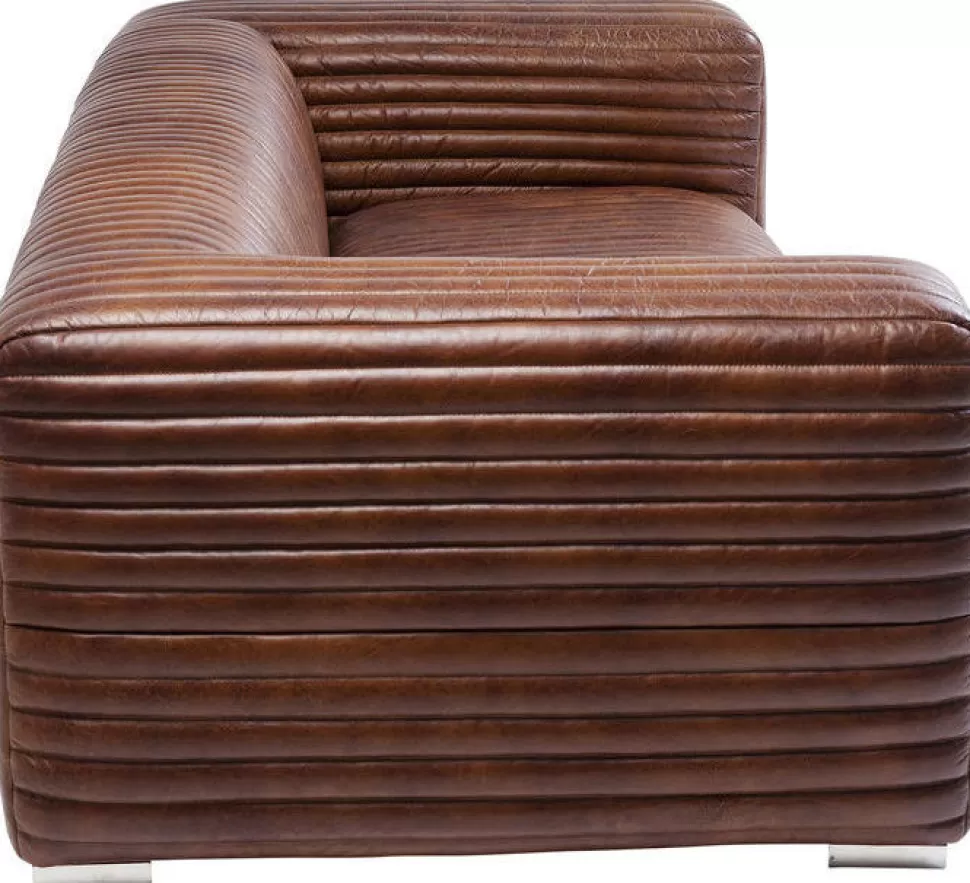 Sofy-KARE Design Sofa Malibu 3-os. 226 Cm Skóra Naturalna