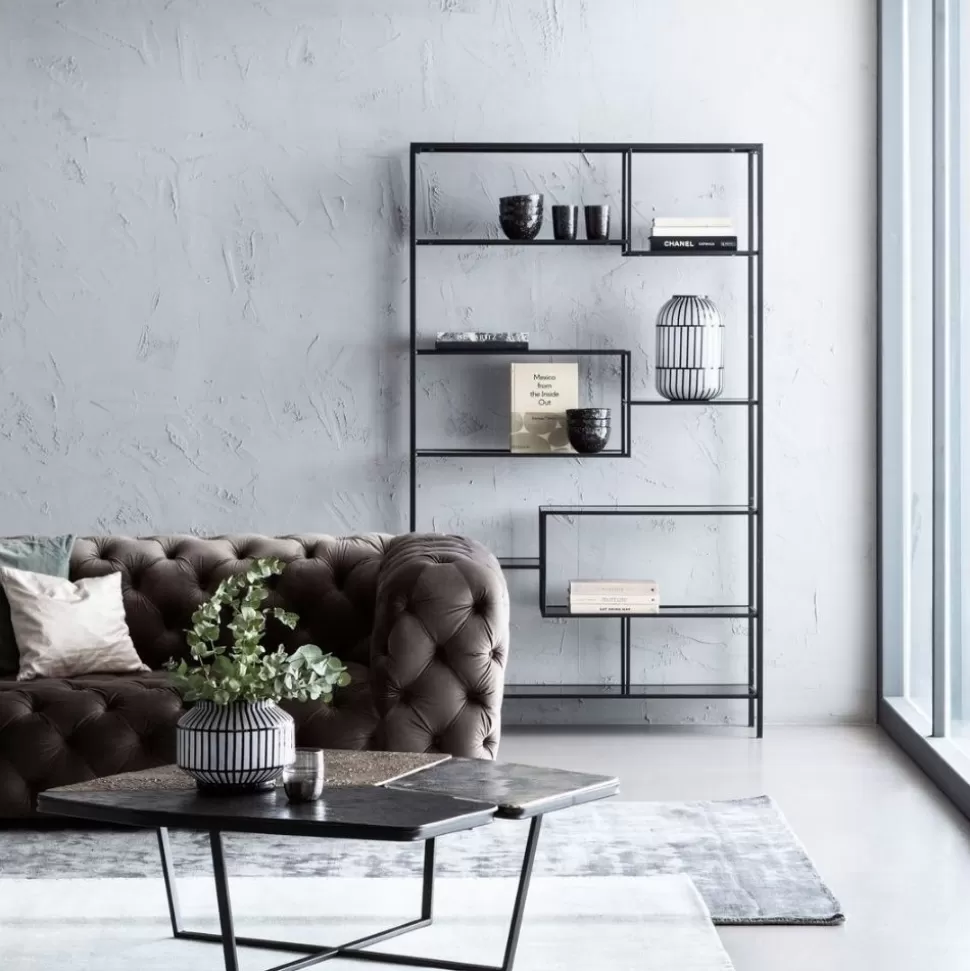 Sofy-KARE Design Sofa Metropol 238x74 Cm Szara