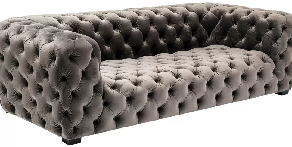 Sofy-KARE Design Sofa Metropol 238x74 Cm Szara