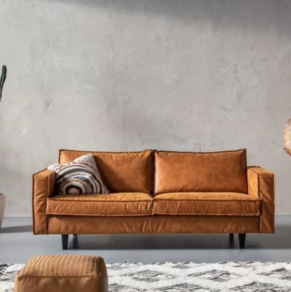 Sofy-KARE Design Sofa Neo Tobacco 215 Cm Brązowa