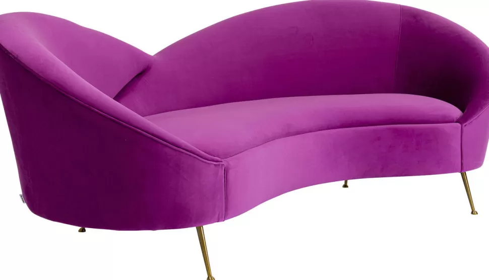 Sofy-KARE Design Sofa Night Fever 232 Cm Fioletowa
