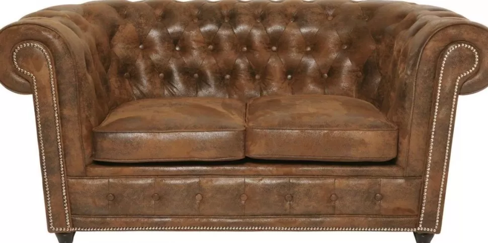 Sofy-KARE Design Sofa Oxford 2-osobowa 160 Cm Ekoskóra