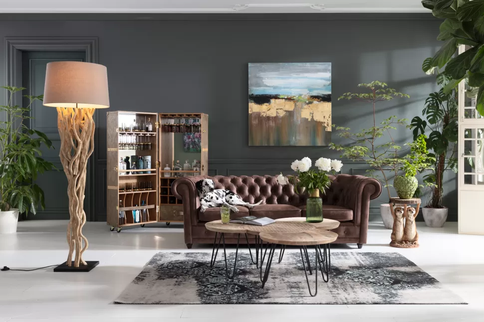 Sofy-KARE Design Sofa Oxford Vintage Smart 3 Os. 220 Cm
