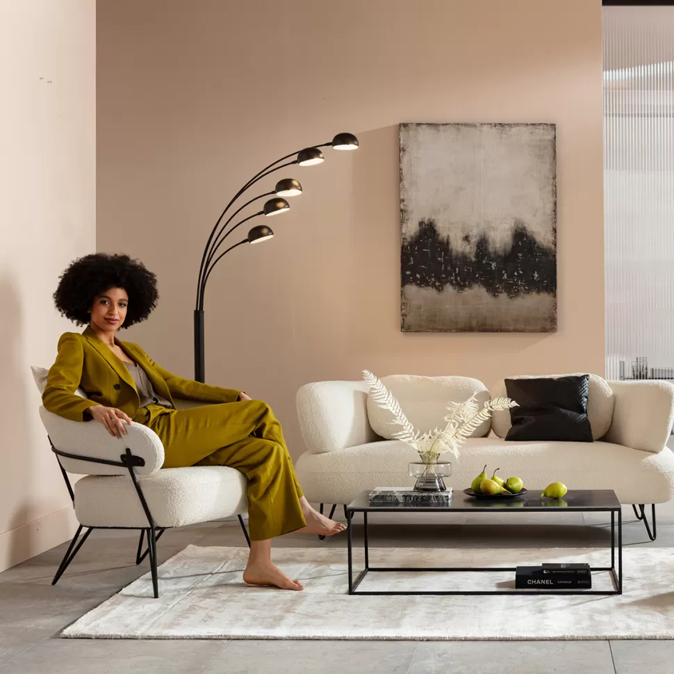 Sofy-KARE Design Sofa Peppo 2-os. 182 Cm Biała